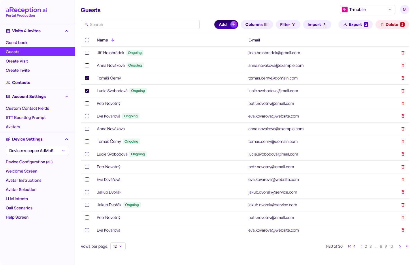 Visitor Management Portal